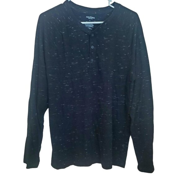 Mens Henley Shirt Bundle of 5 Mens Size L Thermal Knit Long Sleeve Textured Soft - Picture 6 of 12